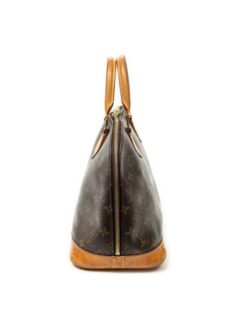 Louis Vuitton Alma Brown Monogram Canvas Handbag